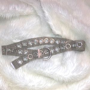 Vintage mesh metal belt
